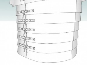 lorica segmenta 3D Модель