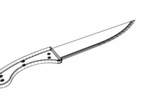 kitchen knife 3D Model