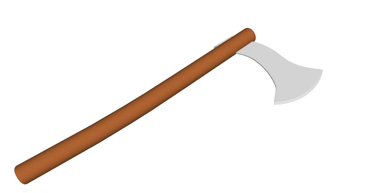 axe 3D Model .c4d .max .obj .3ds .fbx .stl .blend 