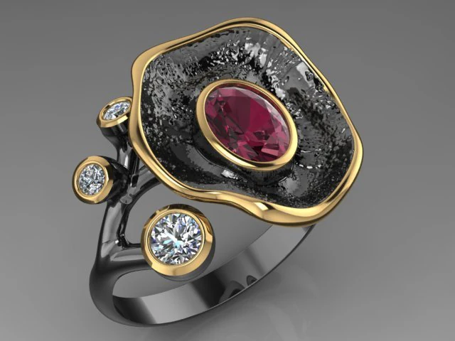 Ring 3D Model .c4d .max .obj .3ds .fbx .stl .blend 