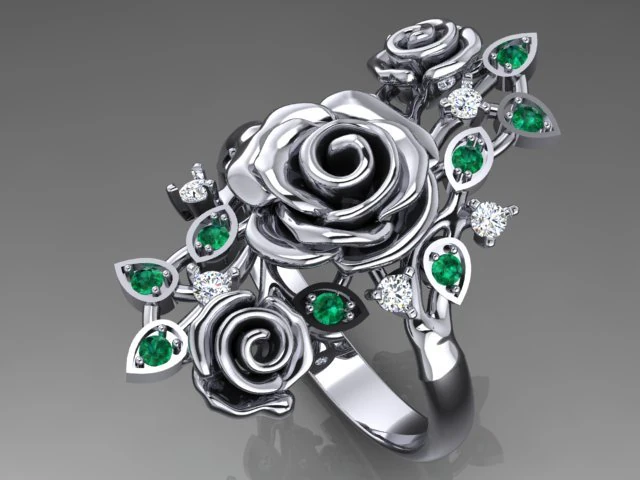 Ring 3D Model .c4d .max .obj .3ds .fbx .stl .blend 