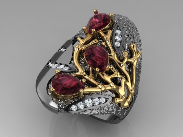 Ring 3D Модель .c4d .max .obj .3ds .fbx .stl .blend 