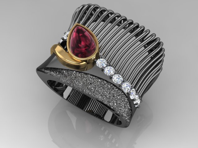 Ring 3D Модель .c4d .max .obj .3ds .fbx .stl .blend 