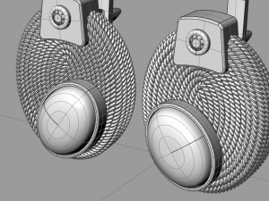 Earrings 3D Model