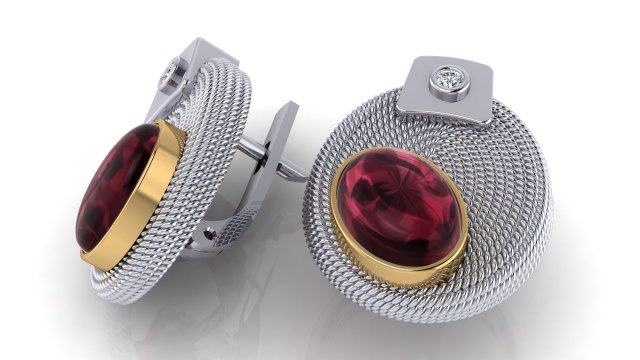 Earrings 3D Model .c4d .max .obj .3ds .fbx .stl .blend 