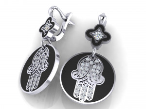 Earrings 3D-Modell