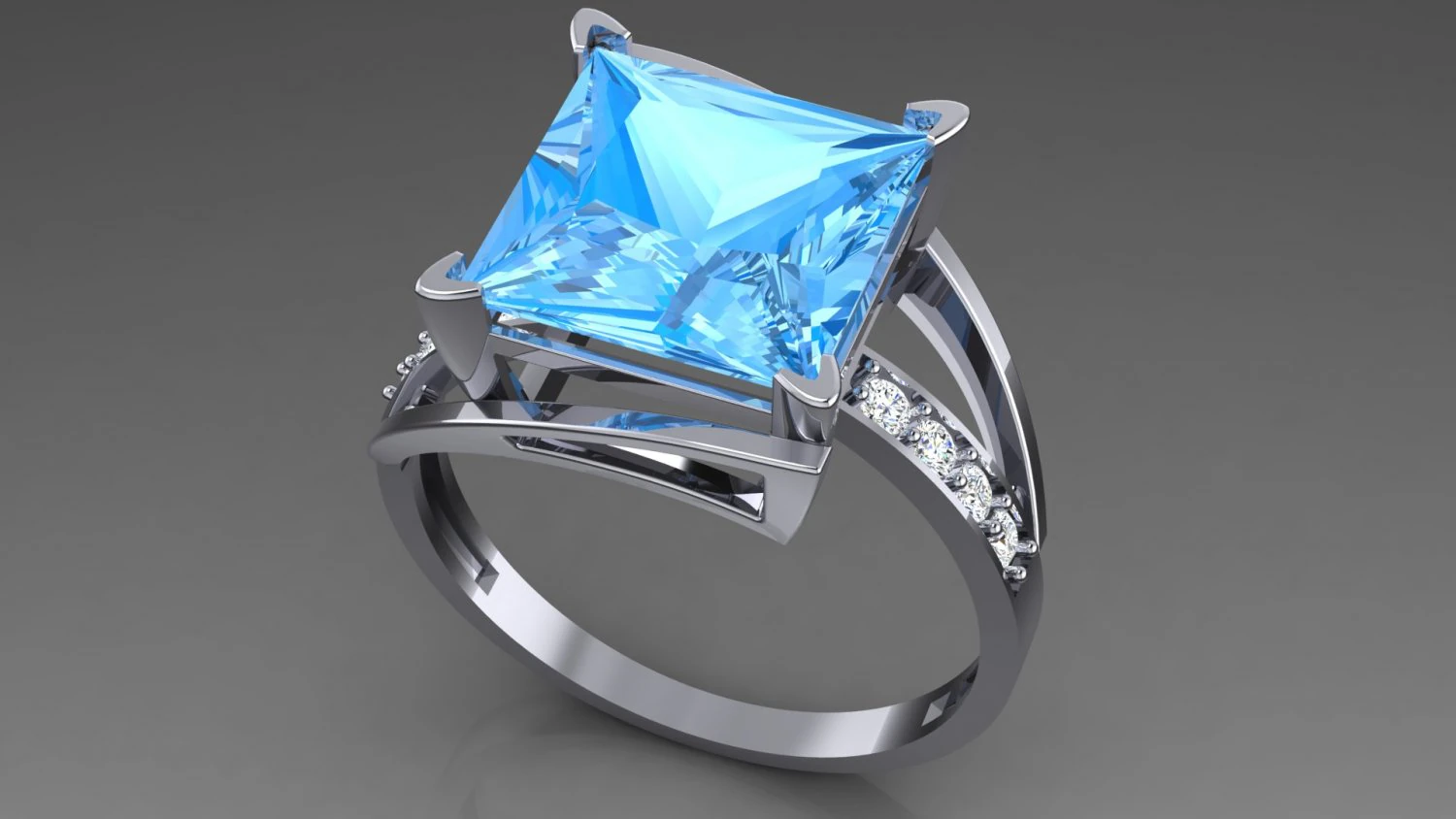 Ring 3D Model .c4d .max .obj .3ds .fbx .stl .blend