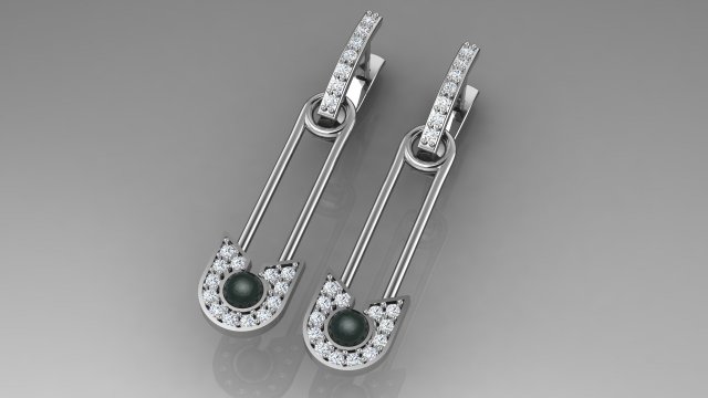 Earrings Modèle 3D .c4d .max .obj .3ds .fbx .stl .blend 