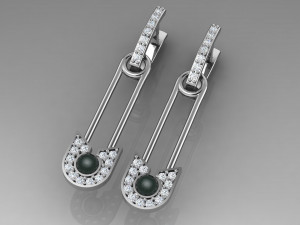 Earrings 3D-Modell