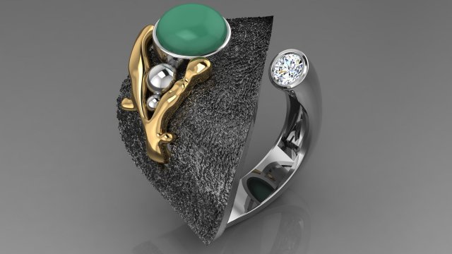 Ring 3D-Modell .c4d .max .obj .3ds .fbx .stl .blend 