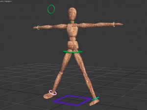 wooden puppet 3Dモデル