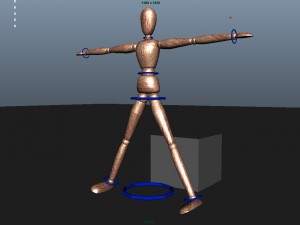 wooden puppet 3Dモデル