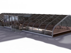 tent auditorium Modelo 3D