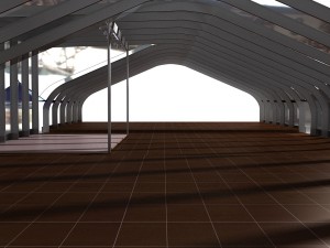 tent auditorium Modelo 3D