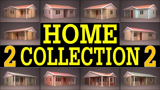 home collection 2 Modèle 3D .c4d .max .obj .3ds .fbx .stl .blend 