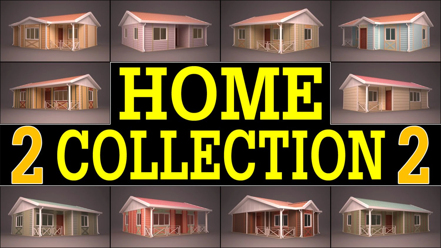 home collection 2 3D Model .c4d .max .obj .3ds .fbx .stl .blend 
