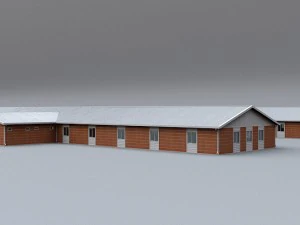 prefabricated building collection 3D Model