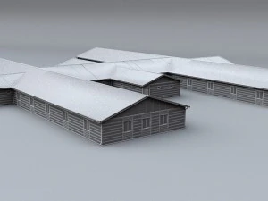 prefabricated building collection 3D Model