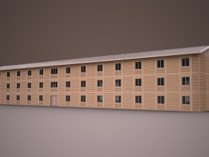 prefabricated building collection 3D Model