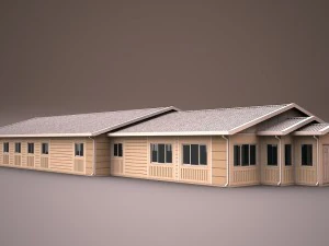 prefabricated building collection 3D Model