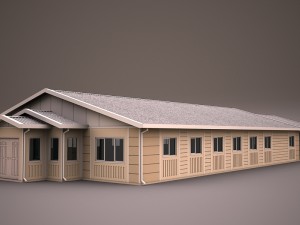 prefabricated building collection 3D Model