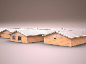 prefabricated building collection 3D Model
