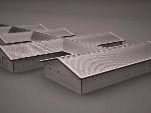 prefabricated building collection 3D Model