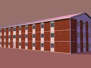 prefabricated building 1 3D Model