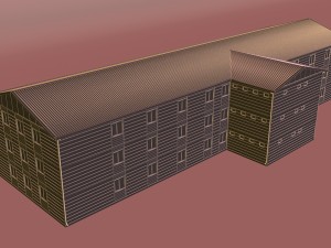 prefabricated building 1 3D Модель