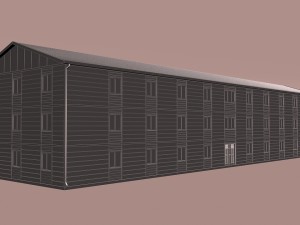 prefabricated building 1 3D Модель