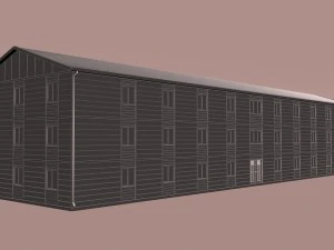 prefabricated building 1 3D Model