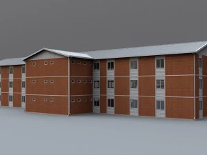 prefabricated building 1 3D Model