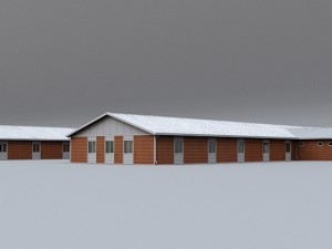 prefabricated building 2 Modello 3D