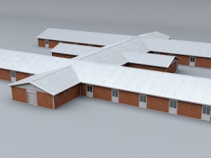 prefabricated building 2 3D Model