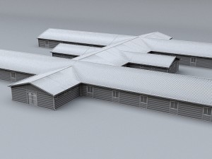 prefabricated building 2 3D Model