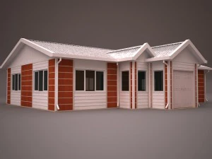 bangunan prefabrikasi 3 Model 3D