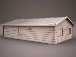 bangunan prefabrikasi 3 Model 3D