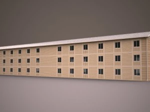 prefabricated building 4 3D Model