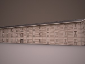 prefabricated building 4 3D Model