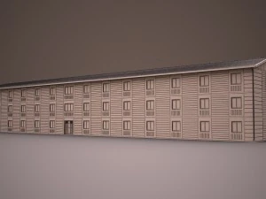 prefabricated building 4 3D Model
