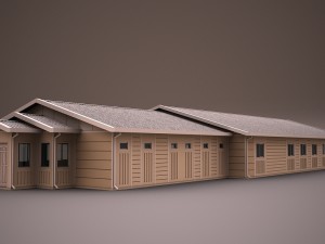 prefabricated building 5 3D 模型