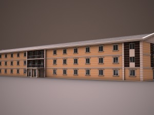 prefabricated building 6 3D Модель