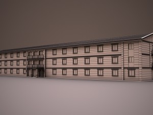 prefabricated building 6 3D Модель