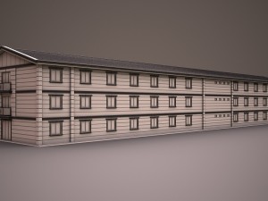 prefabricated building 6 3D Модель