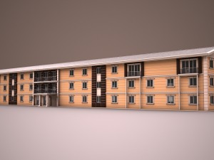prefabricated building 7 Modello 3D