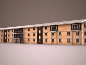 сборное здание 7 3D Модель