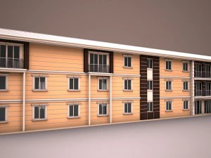 prefabricated building 7 3D Model