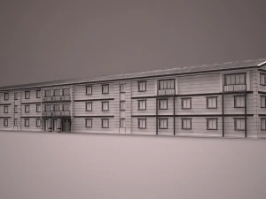 prefabricated building 7 3D Model