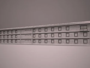 prefabricated building 7 3D Model