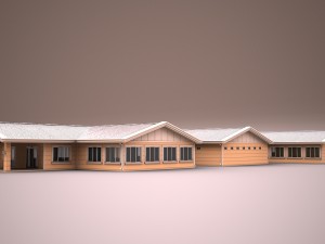 prefabricated building 8 Modello 3D